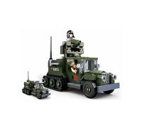 WW2 German Military Half-track Armored Car Bricks Sets Classic Arms Model