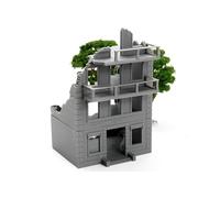 WW2 Stalingrad Ruines (MTST07) - Terrain de Wargaming imprimé en 3D pour échelle de 28 mm et 15 mm - Ruines de front oriental (20 mm)