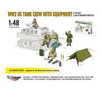 Ww2 Us Tank Crew With Equipment For M8 Scott & Other Us Motorised Howitzersmaque