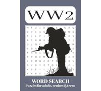 WW2 Word Search Puzzle Book: Word searches with easy to read print about WW2, Army, Military and More | 6 x 9 inches, 110 pages | 50+ puzzles ... Gift for Free Time, Vacations and Holidays