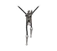 WW62 - Cravate en étain écossais Piper sur une cravate Bolo