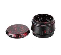 WWART Broyeur De Pollen Multicolore Broyeur d'herbe Broyeur d'herbe Broyeur De Cuisine, for Café, Épices, Herbes, Épices, Herbe, Pollen Herbes (Color : Schwarz)