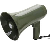 WWBPOIUY Microphone et Haut-Parleur, Corne de Brume, Sirène intégrée d'arbitre de contrôle de Vol réglable portatif de 15W for Tout Microphone de Sports de Plein air