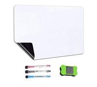 WWDZ Calendrier magnétique effaçable à sec pour réfrigérateur avec 3 stylos et grand effaceur pour notes, dessin hebdomadaire