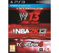 Wwe 13 + Top Spin 4 + Nba 2k13 PS3