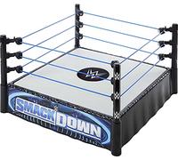 WWE Bague Superstar (35,6 cm) avec Tapis à Ressort et Vraies Cordes Flexibles pour Figurines ; Cadeau pour Enfants de 6 Ans et Plus