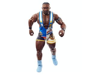 WWE Big E Royal Rumble Elite Collection Action Figure with Accessory & Jimmy Hart Build-A-Figure Parts, 6-inch Posable Collectible Gift for WWE Fans Ages 8+, HDD89