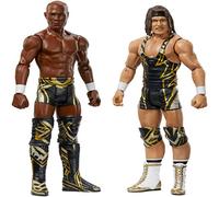 WWE Coffret 2 figurines articulées Chad Gable & Shelton Benjamin de 17 cm en tenue de combat, jouet pour enfant, GBN55