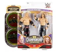 WWE coffret Duel de Champions, figurines articulées de catch Kane & Edge en tenue de combat, jouet pour enfant, GVJ19