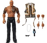 WWE Élite The Rock Figurine articulée de 15 cm à Collectionner avec Accessoires, Series 115, 25 Points d’Articulation et Mains interchangeables, JCJ00
