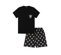 WWE Ensemble pyjama court World Wrestling Entertainment pour homme, Noir , XXL