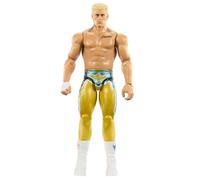 WWE Figurine articulée Cody Rhodes de 15 cm avec 14 points d’articulation et apparence réaliste (les styles peuvent varier), JGD46