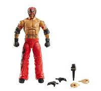 WWE Figurine Articulée Élite Royal Rumble Rey Mysterio avec Mains interchangeables et Accessoires, à Collectionner, Jouet Enfant, Dès 3 Ans, HKP15