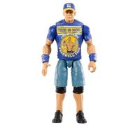 WWE Figurine articulée John Cena de 15 cm avec 14 points d’articulation et apparence réaliste (les styles peuvent varier), JGD45