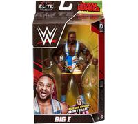 WWE Big E Royal Rumble Elite Collection Action Figure with Accessory & Jimmy Hart Build-A-Figure Parts, 6-inch Posable Collectible Gift for WWE Fans Ages 8+, HDD89