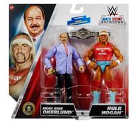 WWE Mattel Main Event Showdown Hulk Hogan et Mean Gene Lot de 2