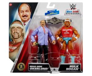 WWE Figurine d'action - Main Event Showdown Series #19 - Mean Gene Okerlund & Hulk Hogan