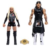 WWE - Figurines articulées Main Event Showdown 'Dirty' Dominik Mysterio et Liv Morgan