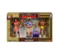 WWE Generation Maivia Legacy Elite Collection The Rock Lot de 3 figurines