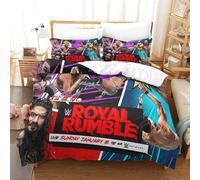 Wwe Housse De Couette D Wwe Imprim¿¿ Dessin De Lit Microfibre,Parure De Lit Avec Taies D'oreiller King£¿Xcm£©