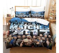 Wwe Housse De Couette ¿¿ Motif Wwe Impression D Parure De Lit En Microfibre Hypoallergique Avec Fermeture ¿¿Clair King£¿Xcm£©