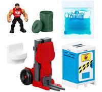 WWE Knuckle Crunchers Backstage Brawl Playset