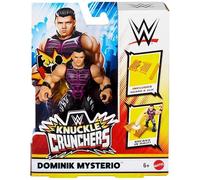 WWE Knuckle Crunchers - Figurine articulée 10cm - Personnage Dominik Mysterio avec Accessoire