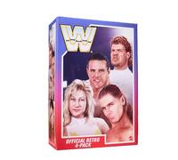 WWE Lot de 4 Figurines rétro Comprenant Un Bouledogue Britannique, Shawn Michaels, Alundra Blayze et Isaac Yankem