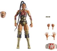 WWE Mattel Elite Collection Figurine d'action et Accessoires de qualité supérieure Live Event Bianca Belair Wrestlemania avec Howard Finkel Build-A-Figure Parts