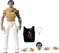 WWE MATTEL WWE Ultimate Edition Figurine Jeff Hardy de 15,2 cm à collectionner avec tête interchangeable, mains interchangeables et équipement d'entrée pour enfants de 8 ans et plus, multicolore