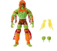 WWE Mattel x Street Fighter Ultimate Warrior As Blanka Figurine articulée avec accessoires, à partir de 8 ans, JLD78 15,2 cm