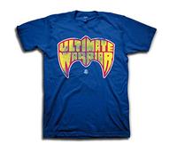 WWE Men's Legends Ultimate Warrior T-Shirt, Royal, Large
