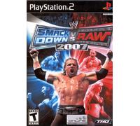 Wwe Smackdown Vs Raw 2007 + Neuf Ans Revolution DVD PS2 Jeu (Italien Boîte )