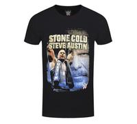 WWE Stone Cold Steve Austin Photo Compilation T-Shirt Homme Noir, Noir , XL