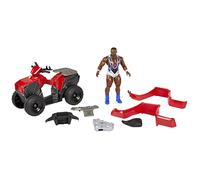 WWE Wrekkin Slam ‘N Spin ATV with Spinning Handlebars Action and Breakable Parts, Includes 6-inch Big E Basic Action Figure, Gift for Ages 6 Years Old & Up