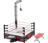 WWE Wrekkine Ring Sonore avec Modes Arbitre et Catapulte, Ceinture de Champion de Catch et Table Cassable Incluses, Jouet pour Enfant, GXV80 Exclusivité sur Amazon
