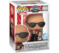 Wwe- Wrestlemania 40 The Rock " Final Boss " 9.5cm Pop Vinyle Figure Funko 168