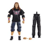 WWE Wrestlemania Collection Elite figurine articulée de catch Bret "Hit Man" Hart en tenue de combat, visage réaliste et mains interchangeables, jouet enfant, HDD86