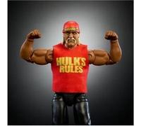 WWE Mattel Elite Collection Figurine et accessoires, ensemble de Hulk Hogan, Wrestlemania avec Howard Finkel Build-A-Figure Parts
