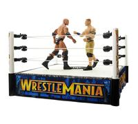 WWE - Wrestlemania Ensemble Ring de Catch et Figurines The Rock Vs John Cena