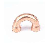 WWECCQIJ Adaptateur de tuyau de soudage 8 x 0,9 x 25 mm Coude à 180 degrés en cuivre pour réfrigérateur