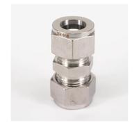 WWECCQIJ Fit Tube O/D 16 mm 304 en acier inoxydable 304 égal virole droite raccord à compression pneumatique