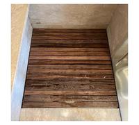 WWERTYY Große Duschmatte aus Holz für drinnen und draußen, 76,2 78,3 79,4 81,6 83,6 86,3 87,4 88,4 89,5 89,6 89,7 89,8 89,9 ...