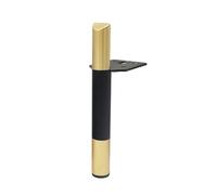 WWERTYY Lot de 4 Pieds de Meubles en métal pour Table de canapé, Commode, Meuble TV, Plan de Travail Moderne et Pieds de Bar à Petit-déjeuner