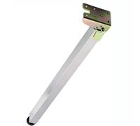 WWERTYY Pieds de Table pliants réglables 11,8″ 59″ Colonne de Support de Table de Bar réglable pour Tables à Manger/Tables Basses Argent 100 cm/39,3 Pouces