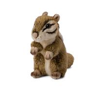 WWF 01278 - Peluche Tamia en Peluche, réaliste, env. 15 cm, merveilleusement Douce et Douillette, Lavable à la Main Possible