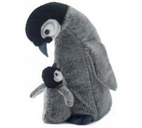 Wwf - 15189003 - peluche - maman pingouin avec bébé - 30 cm multicolore G