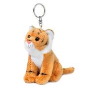 Wwf - 15205018 - Peluche - Porte Clé Tigre Marron - 10 Cm