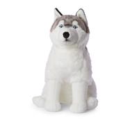 WWF - Animal en Peluche - Husky ( Assis, 70cm) Tissu Risenplüsch Grand