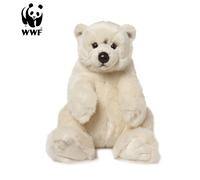 Peluche Ours polaire assis WWF - 22 cm - WWF